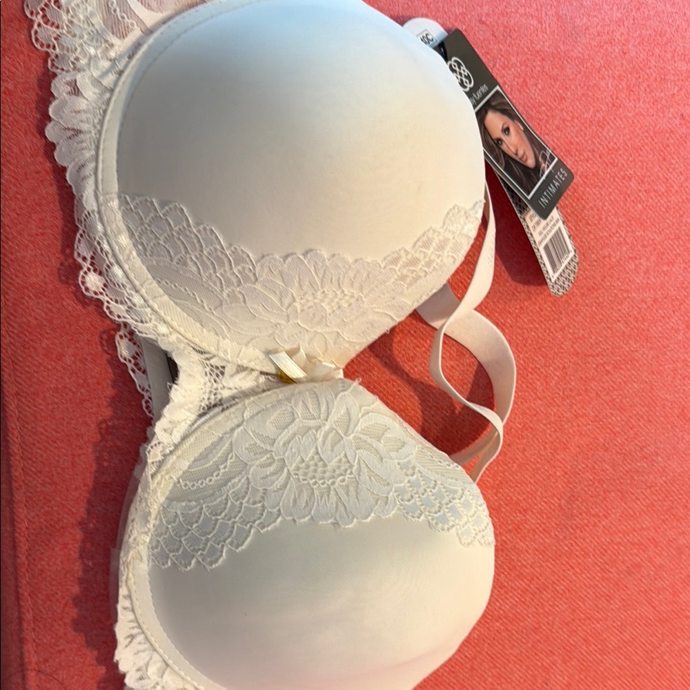 Elegant White Lace Bra